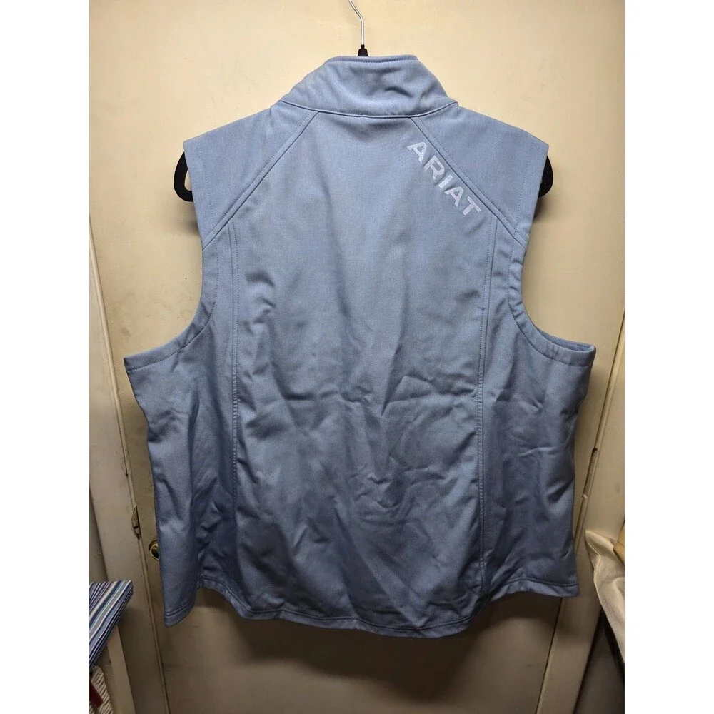 NWT Ariat Soft Shell Blue Vest Conceal Carry Plus Size 2X Vest